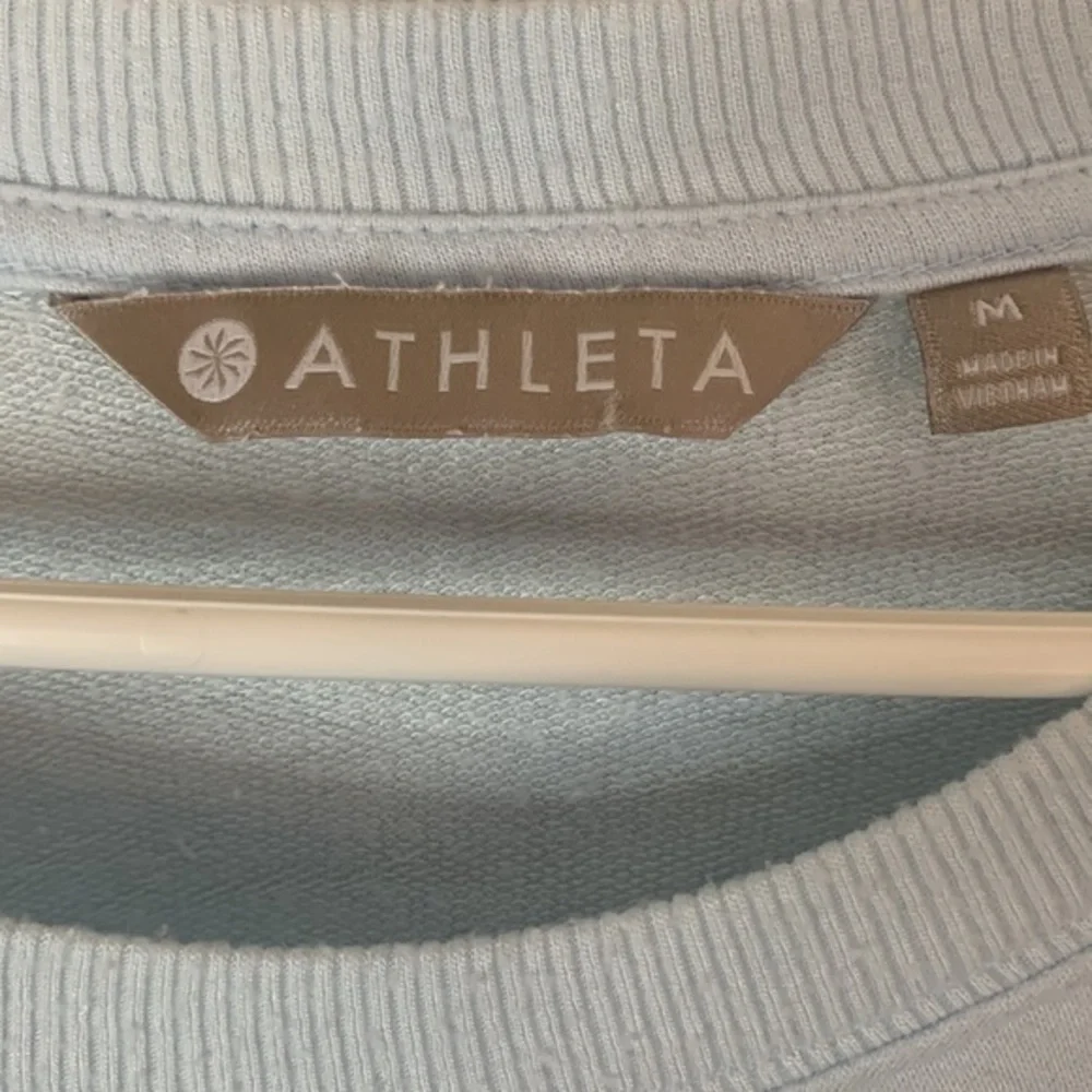 Athleta Crewneck Blue Sweater Size Medium
